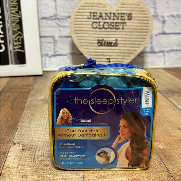 All Star Innovations The Sleep Styler Nighttime Hair Curlers, 12 Count mini - Picture 1 of 4